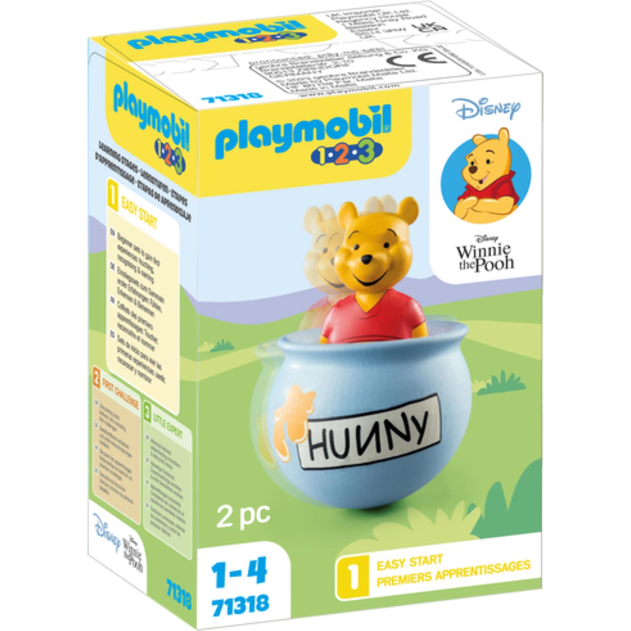 Playmobil 1.2.3 & Disney: Winnies Stehauf-Honigtopf (71318)