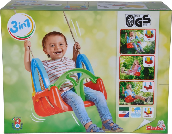 Actual product image Simba 3 in 1 swing