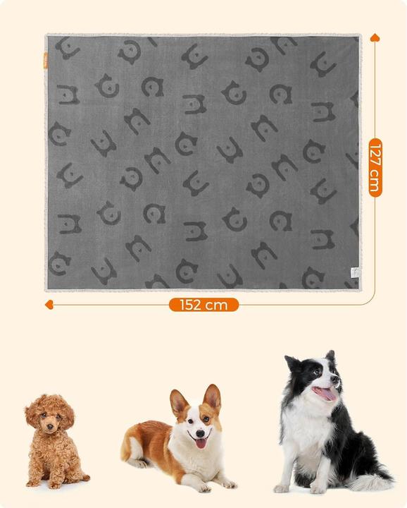 Produktbild Feandrea Hunde-Decke wasserdicht 127 x 152.4 cm, Breite: 127 (Hund)