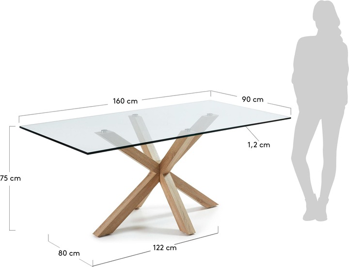 Actual product image Kave Home Argo (90 x 160 x 75 cm)