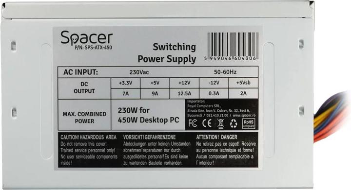 Image du produit Spacer SPS-ATX-450 (230 W)