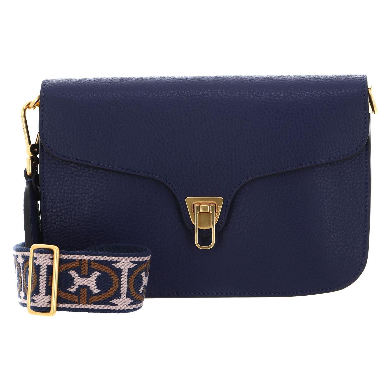 Coccinelle, Damen, Handtasche, Beat Soft Ribb Crossbody Bag, Blau