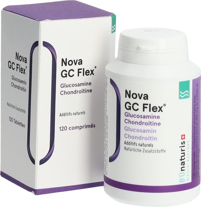 Actual product image Nova GC Flex Nova Flex Glucosamine and Chondroitin (120 Piece, Pills, 203 g)
