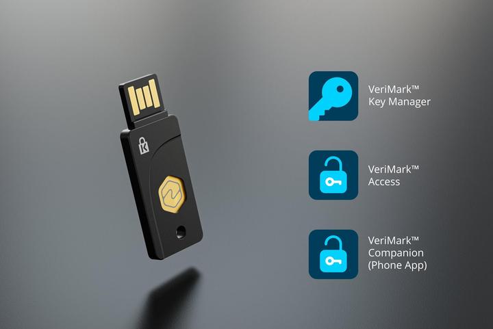 Actual product image Kensington VeriMark NFC+ Security Key - USB-A