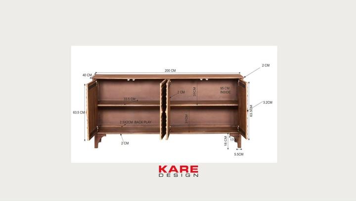 Produktbild Kare Design Sideboard Santos 200x85cm