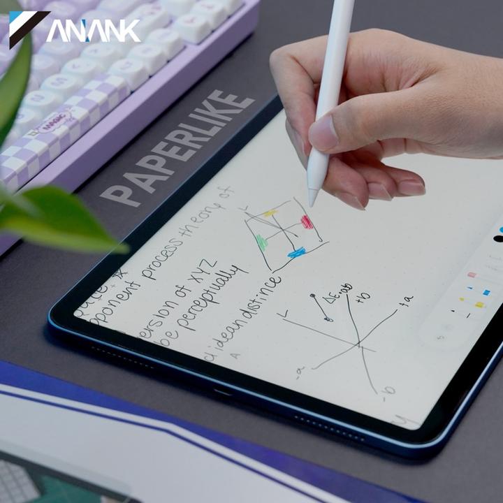 Actual product image Anank PaperLike armoured glass for iPad 10 (10.9 inch) (1 Piece, iPad 2025 (11th gen), iPad 2022 (10th Gen))
