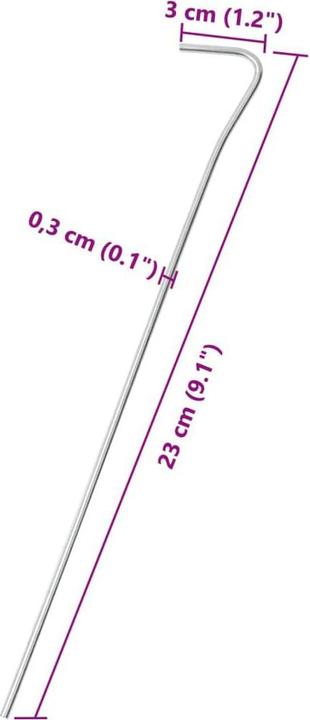 Image du produit vidaXL Zelthering
