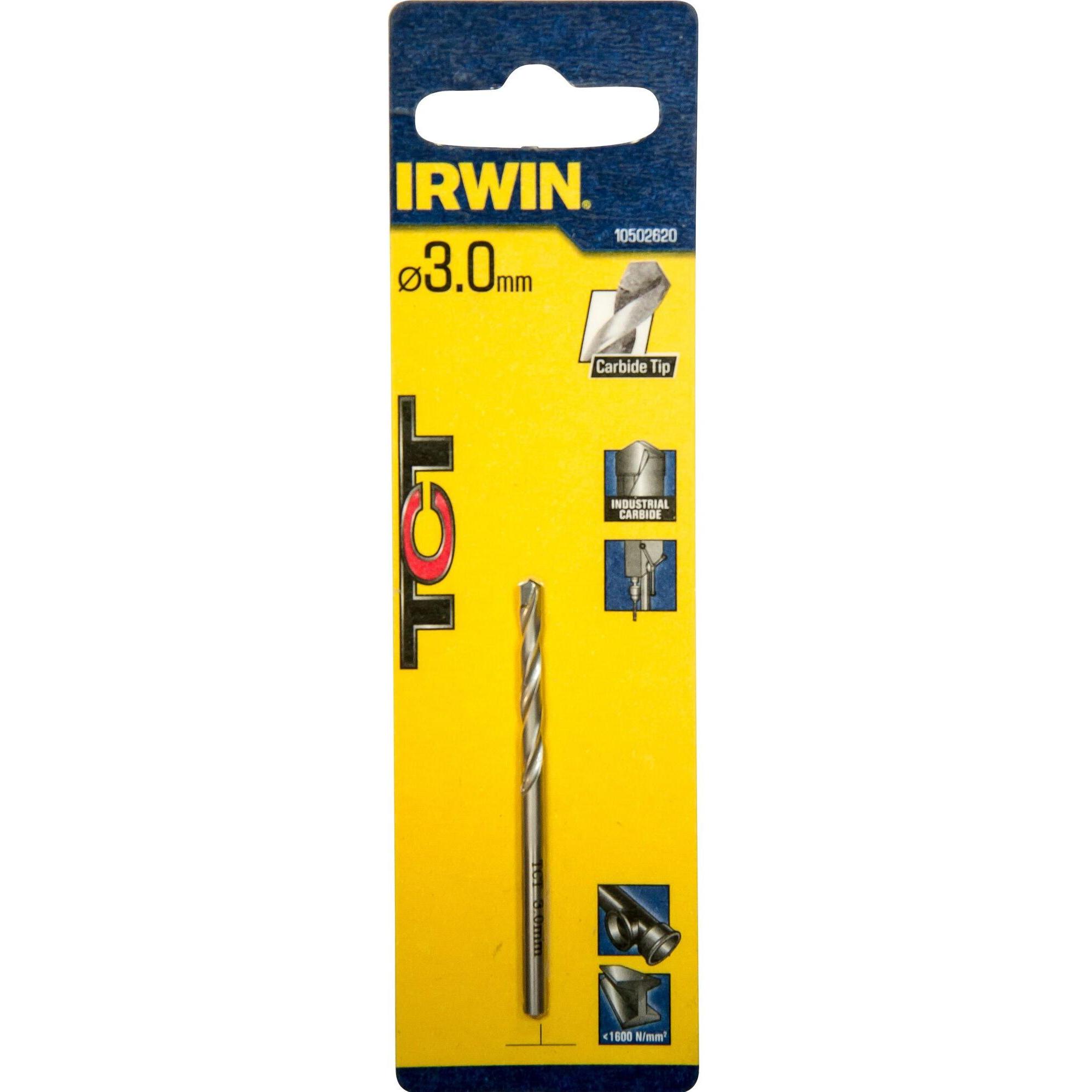 Thumbnail - Irwin, Bohrereinsatz, Brocas Metales TCT 3mm (3 Millimeter)