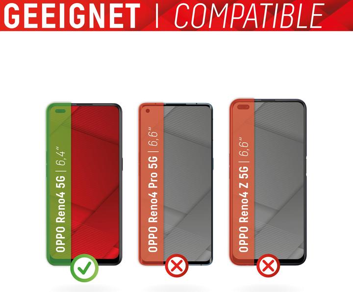 Produktbild Displex Real Glass, 2D Panzerglas (1 Stück, Oppo Reno 4 5G)