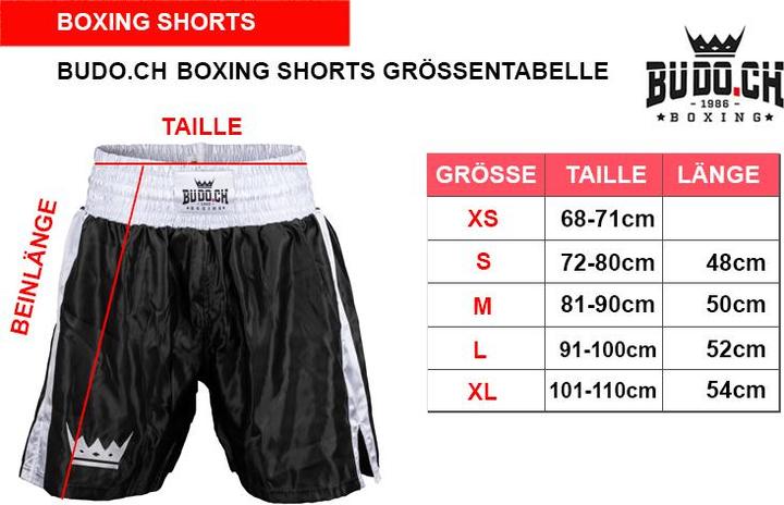 Produktbild Budo.ch Boxing Shorts "King" (M)