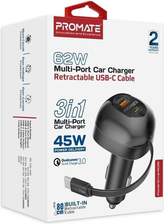 Immagine prodotto ProMate Caricabatterie da auto PowerDrive-RC65