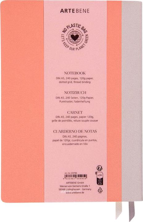 Actual product image Artebene Creative (210 x 148 mm, Plain, Soft cover)