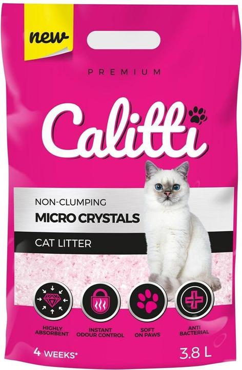 Productafbeelding Calitti Microkristallen - Siliconen kattenbakvulling 3 8 l (Niet-klonterend, 3.80 kg)