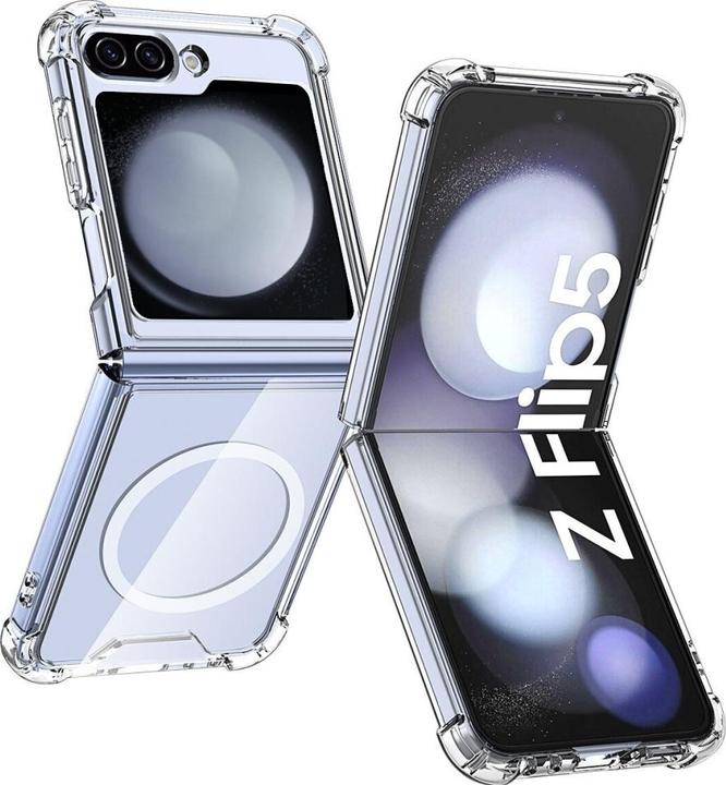 Image du produit Screenguard Étui magnétique Samsung Galaxy Z Flip5 Clear Case MagSafe Cover (Samsung Galaxy Z Flip5)