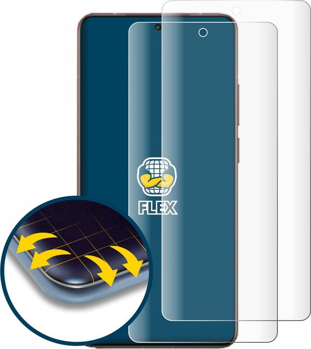 Produktbild BROTECT Fullscreen Schutzfolie Displayschutz Folie Klar Transparent (2 Stück, Realme GT)