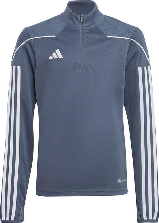 Produktbild adidas Kinderbluse Tiro 23 League Training Top grau-weiss HS3491 (152cm) (152)