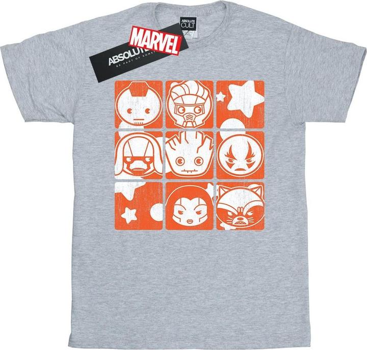 Actual product image Womens/Ladies Kawaii Guardians Of The Galaxy Retro Cotton Boyfriend T-Shirt (L)