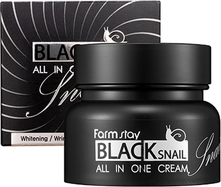 Image du produit Farm Stay FARMSTAY Black Snail All in One Cream krem do twarzy all-in ze śluzem ślimaka 75ml (75 ml, Crème 24h)