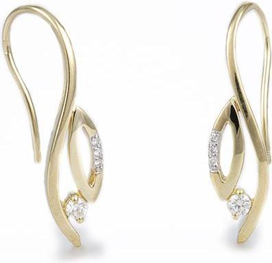 Image du produit Breuning BIJOUX DE L'OREILLE - BRILLE. 0,153 Ct H/si (Or 750/18 K)