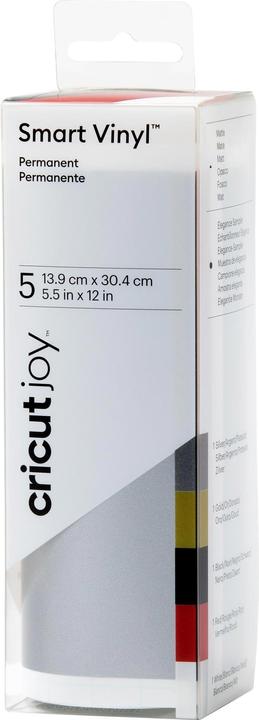 Cricut Vinylfolie permanent 13,9 cm x 30,4 cm 5 St. farbsortiert