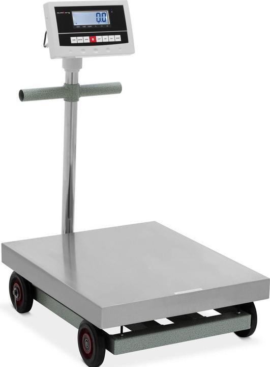 Produktbild Steinberg Plattformwaage Industriewaage Bodenwaage rollbar 600 kg / 0,1 kg kg / lb