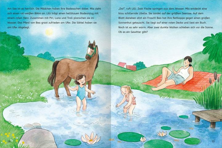 Produktbild Mit Stickern Lesen lernen – Ferien auf dem Reiterhof