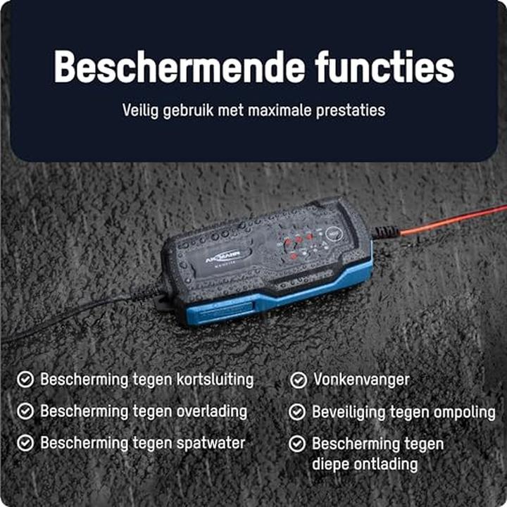 Actual product image Ansmann Charger for lead-acid batteries BC 6-12V / 10 A (12V, 6V, 10 A)