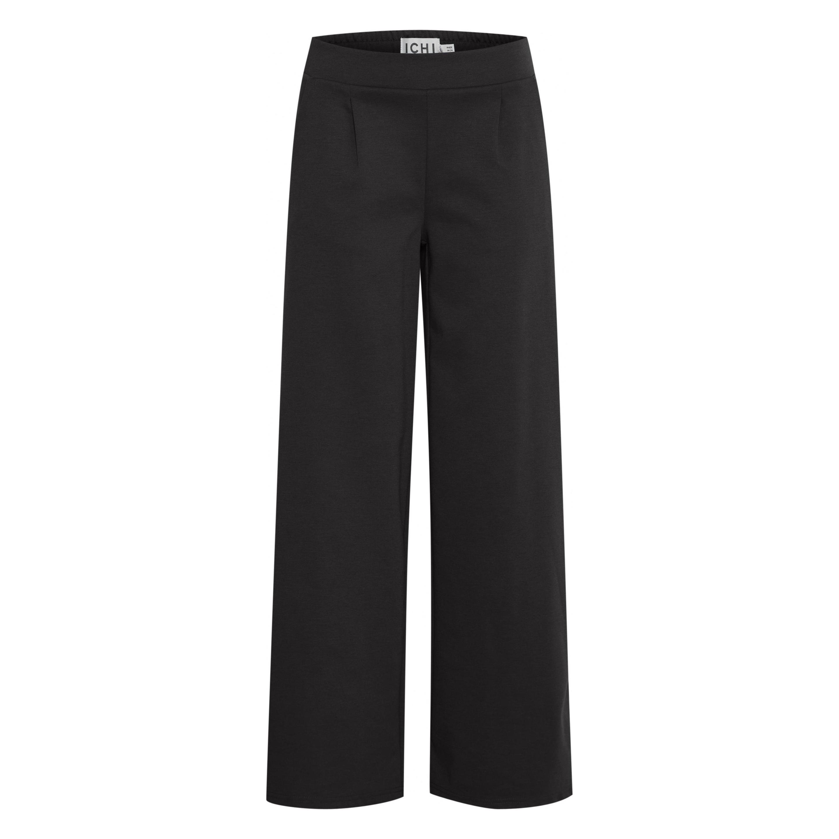 Ichi, Damen, Hosen, Ihkate Sus Long Wide Pa2, Schwarz, (3XL)