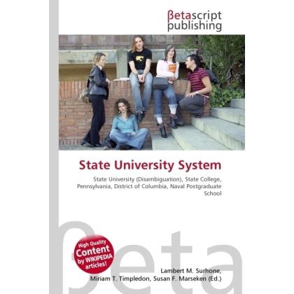 State University System, Fachbücher von Lambert M. Surhone, Miriam T. Timpledon, Susan F. Marseken