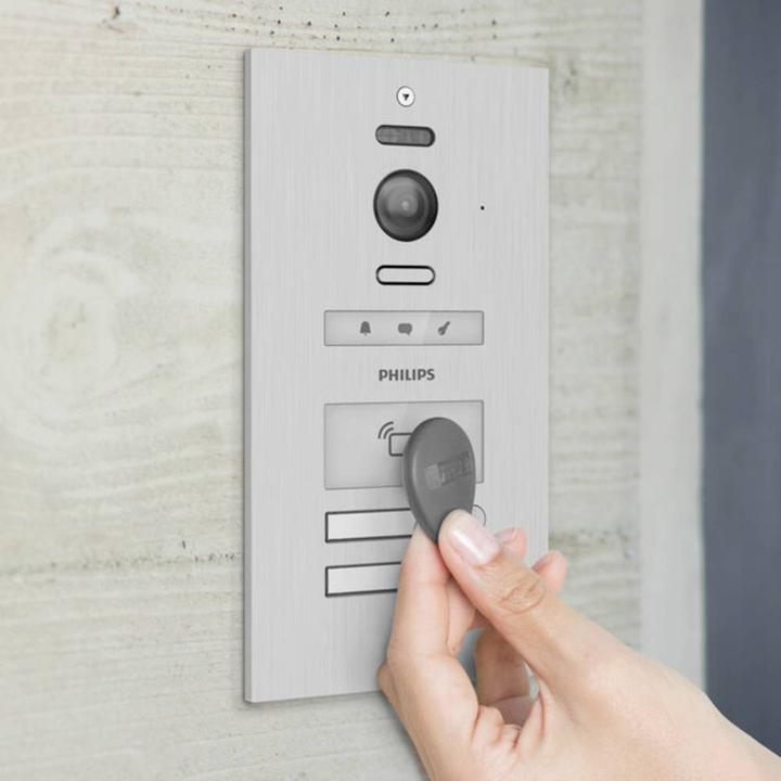 Actual product image Philips WelcomeHive Pro 2 video door intercom WLAN outdoor unit aluminium (Wi-Fi)