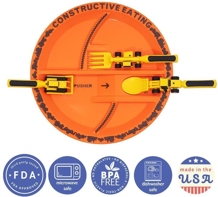 Actual product image Constructive Eating Construction sites fan set