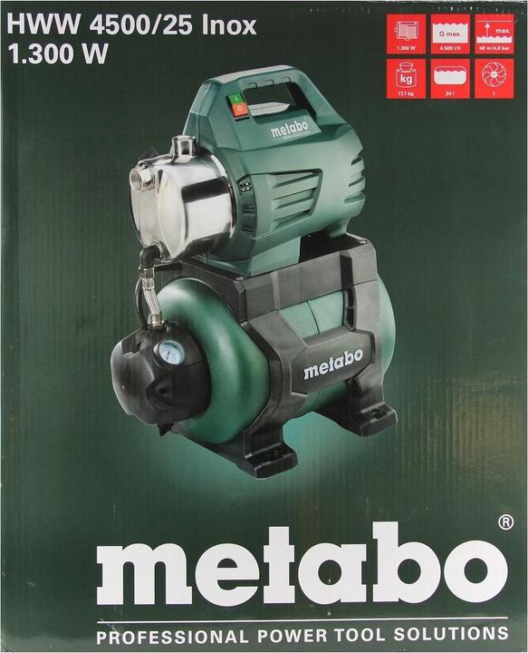 Produktbild Metabo Hauswasserwerk (Hauswasserpumpe)