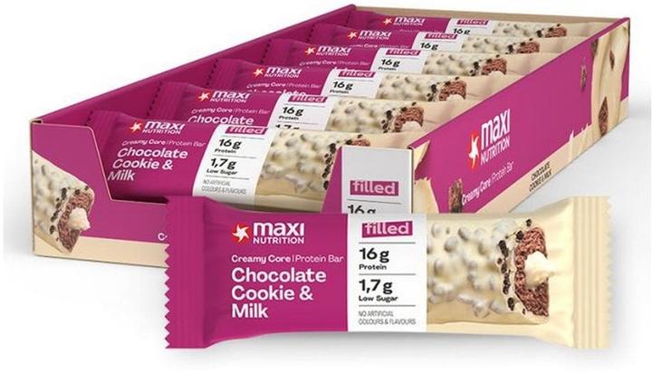 Maxi Nutrition MAXI N. Protein Bar 125483 Chocolate Cookie Milk 12x45g (12 pcs., 45 g)