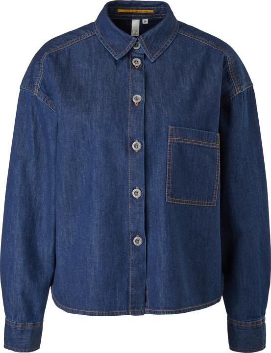 Image du produit s.Oliver Bluse Jeansbluse mit Brusttasche (40)