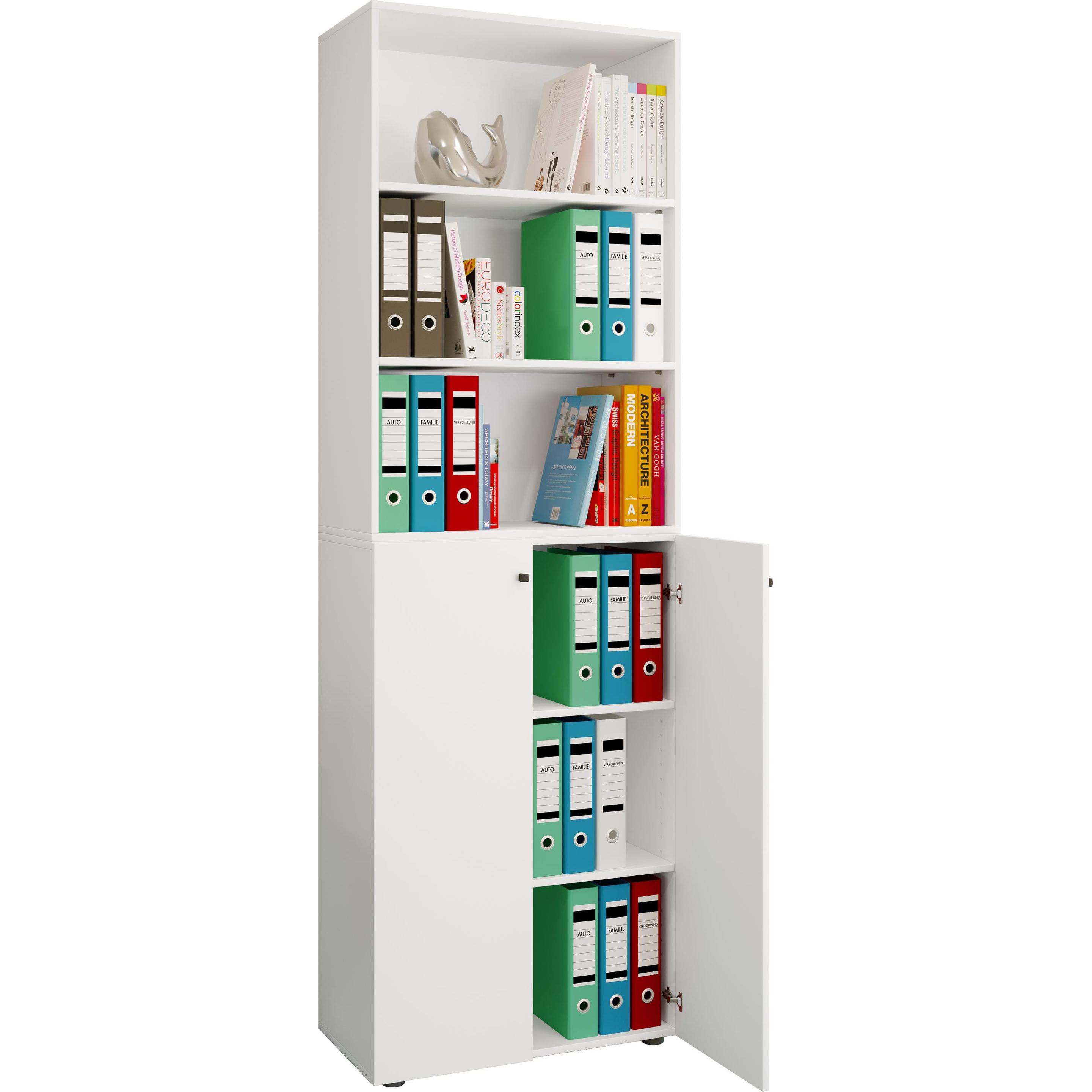 Thumbnail - VCM, Aktenschrank, Büroschrank Aktenschrank Regal Lona 6f (70 x 40 x 220 cm)