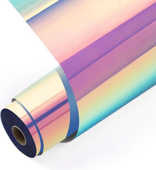 Actual product image Loklik Permanent adhesive vinyl Holographic