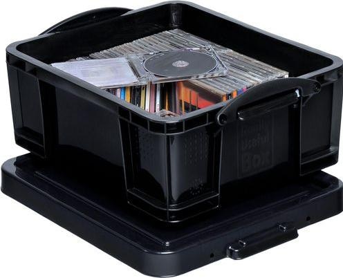 Produktbild Really Useful Box Aufbewahrungsbox 18,0 l schwarz 48,0 x 39,0 x 20,0 cm (48 x 39 x 20 cm, 18 l)