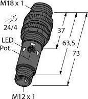 Actual product image Turck Opto Sensor Retroreflective sensor with polarisation filter