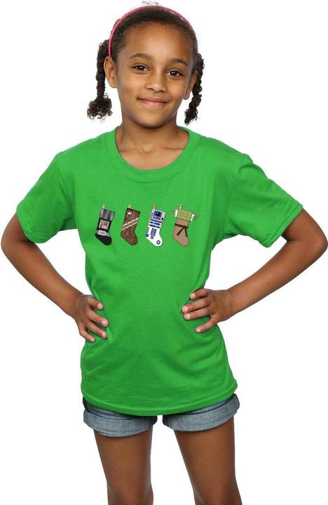 Produktbild Star Wars Christmas Stockings TShirt Mädchen (140, 146)