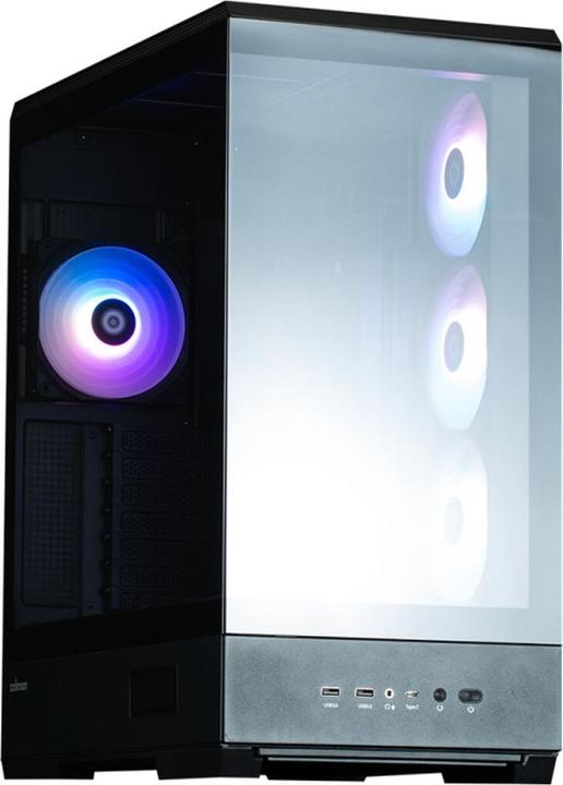 Produktbild Zalman GHE P50 DS ATX Geh??use Tempered Glass Panoramic View - Schwarz (ATX, Mini-ITX, mATX)