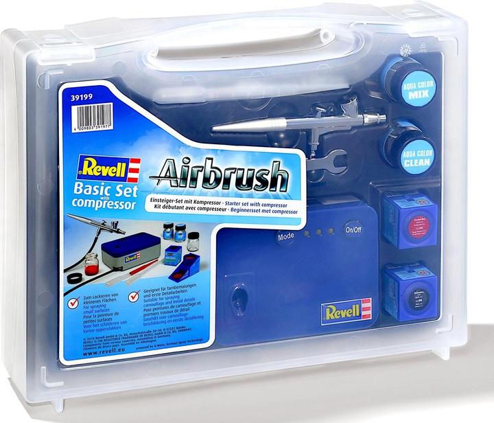 Actual product image Revell Airbrush Basic Set with compressor