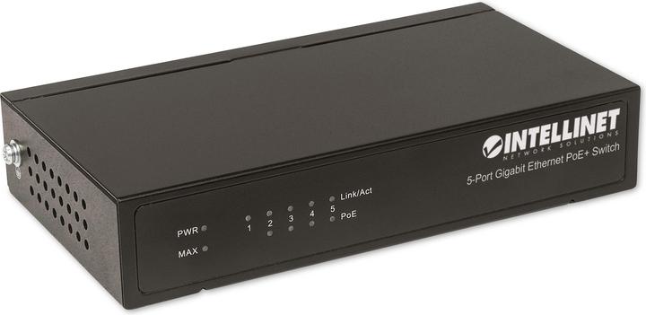 Productafbeelding Intellinet Gigabit Ethernet PoE+ schakelaar (5 ports)