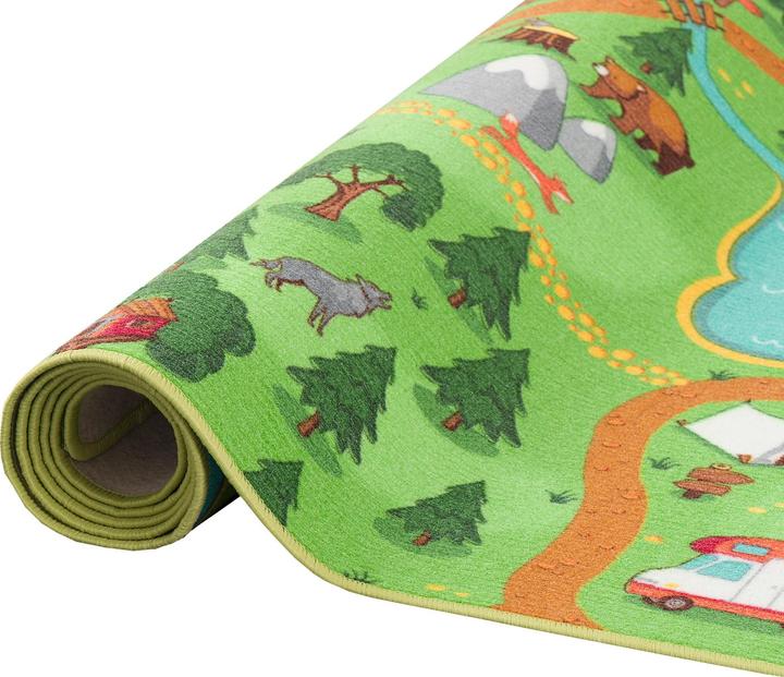 Produktbild Snapstyle Kinder Spiel Teppich Campingplatz (200 x 250 cm)