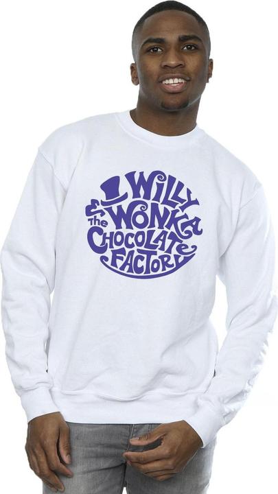 Immagine prodotto Willy Wonka & the Chocolate Factory Typed Logo Felpa Uomo (XL)
