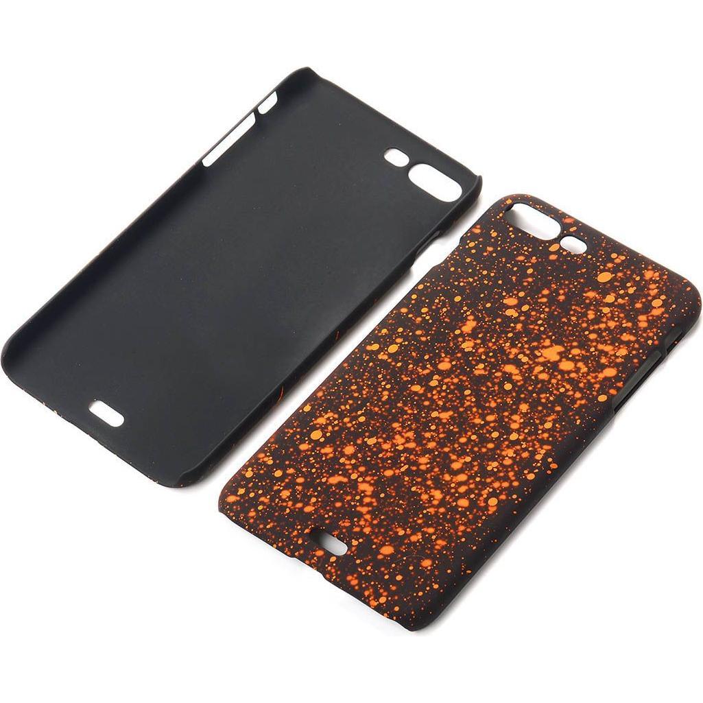 König Design Handy Hülle Schutz Case Bumper Schale für Apple iPhone 7 Plus 3D Sterne Orange (Apple iPhone 7 Plus), Smart...