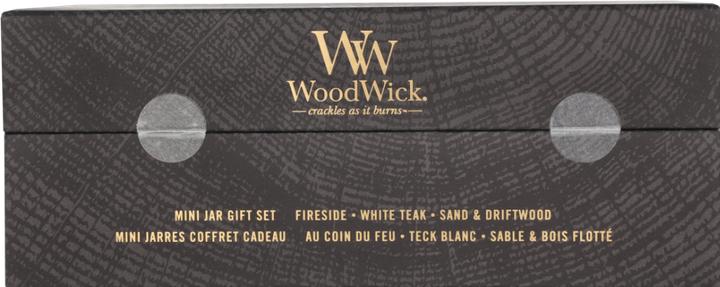 Produktbild WoodWick Giftset 3 Mini Jar Woody (85 g)