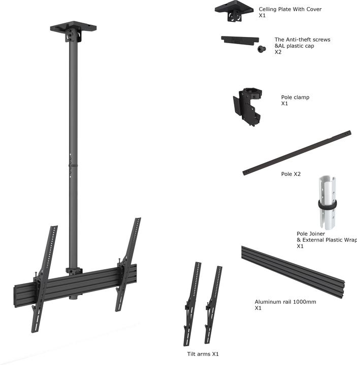 Produktbild Multibrackets M Ceiling Mount Pro MBC1UHD