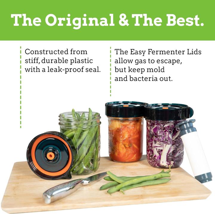 Image du produit ‎Nourished Essentials Couvercle de fermenteur Easy (4 pcs)