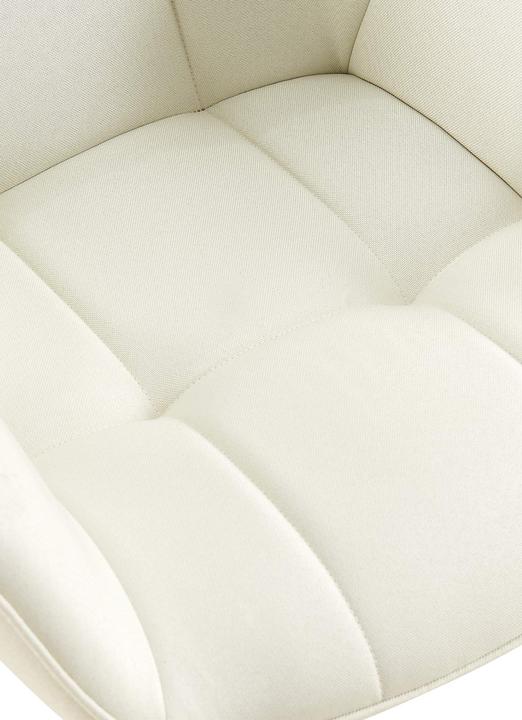 Image du produit Swisshandel24 Esszimmerstuhl Roseville Stoff, creme