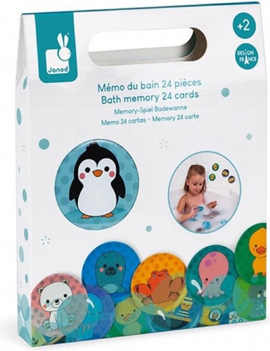 Produktbild Janod Memory-Spiel für Badewanne